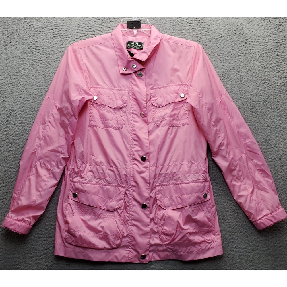 Lauren Active Ralph Lauren Utility Field Jacket Womens Medium Pink Windbreaker